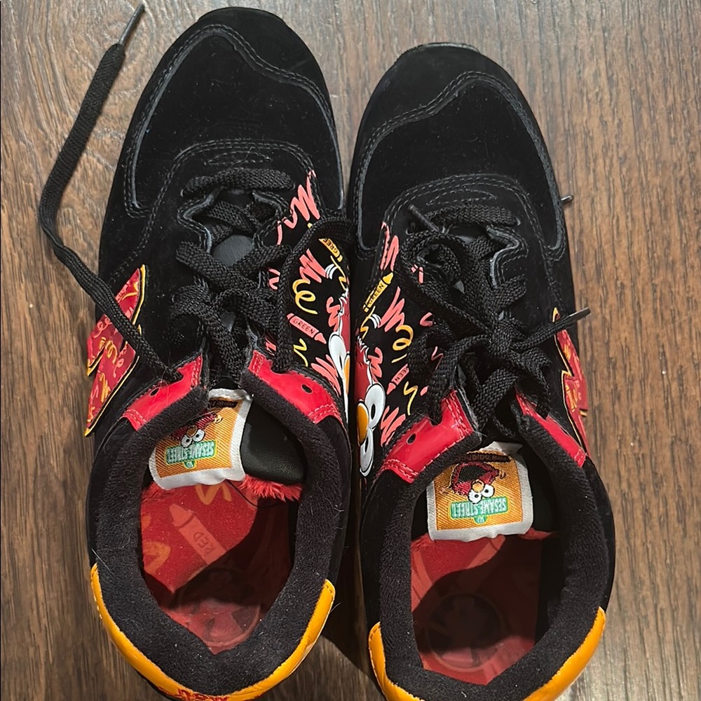 Sesame Street Black and Red Sneakers Dynamic Design New Balance